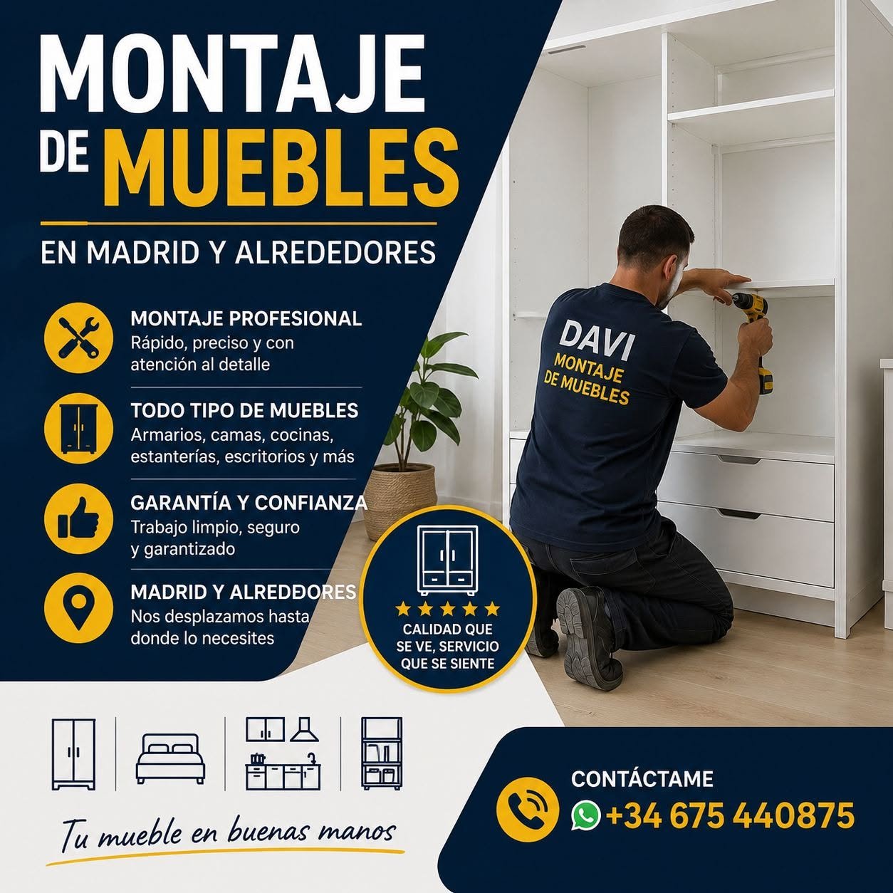 Davi Oliveira Montador de Móveis