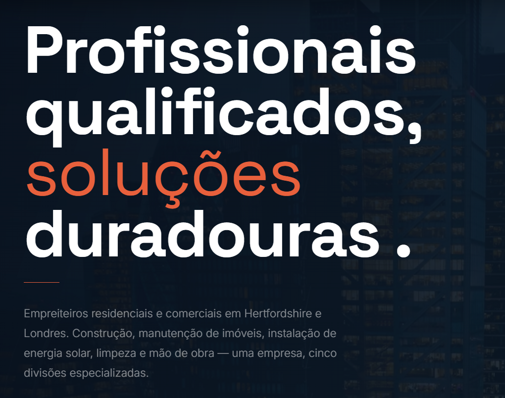 Qnexa Empreiteiros residenciais e comerciais